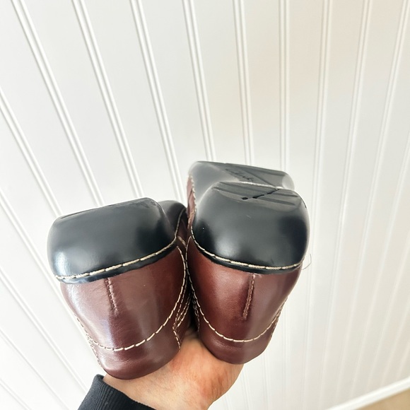 ⭐️ NEW Clarks Size 8 1/2 Brown Leather Women's Loafers Bendables - Picture 8 of 8